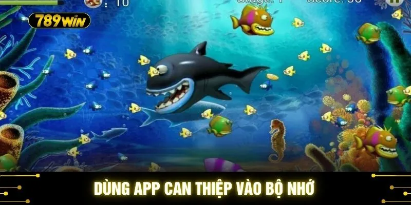 Dùng app can thiệp vào bộ nhớ